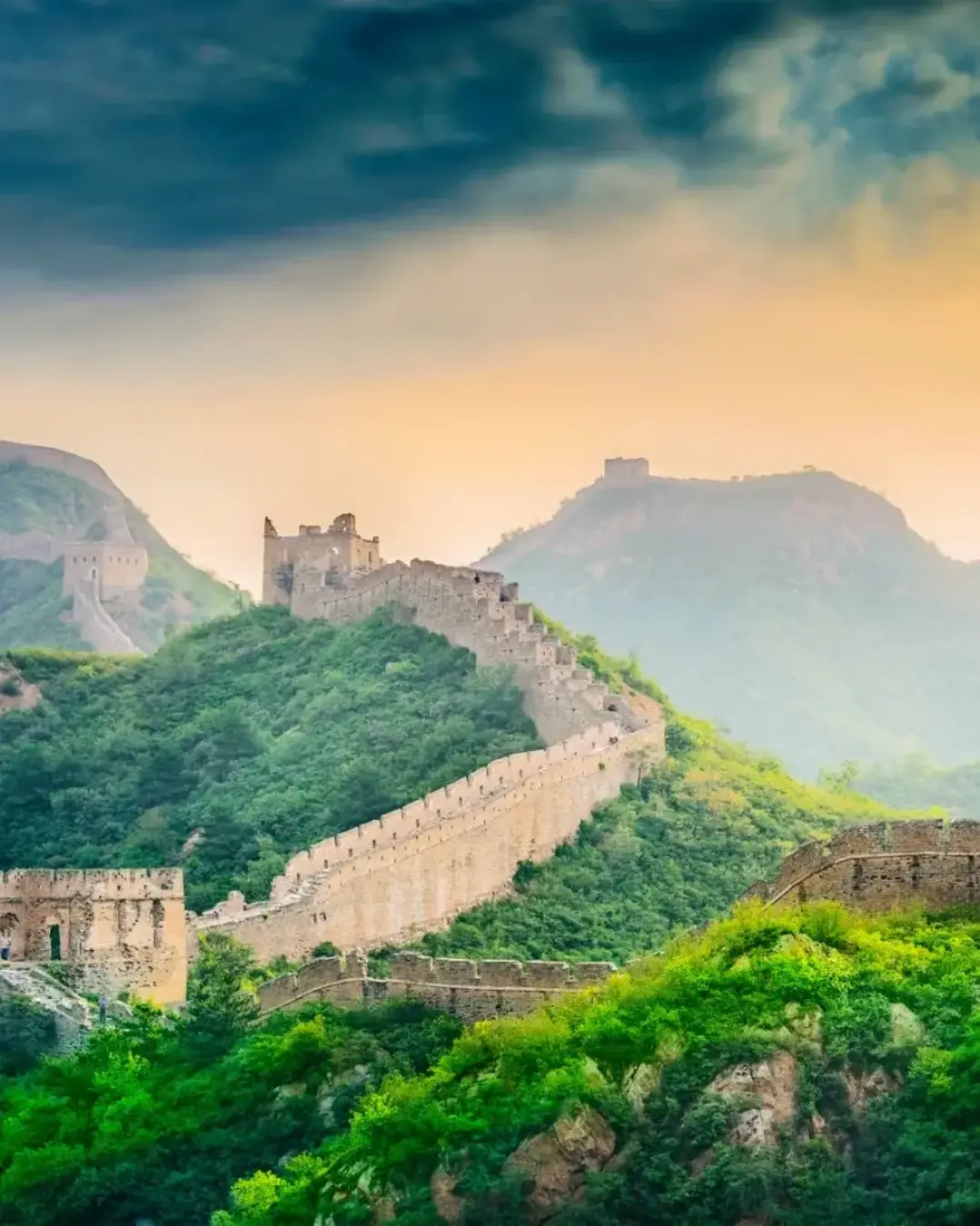 The Great Wall of China.
