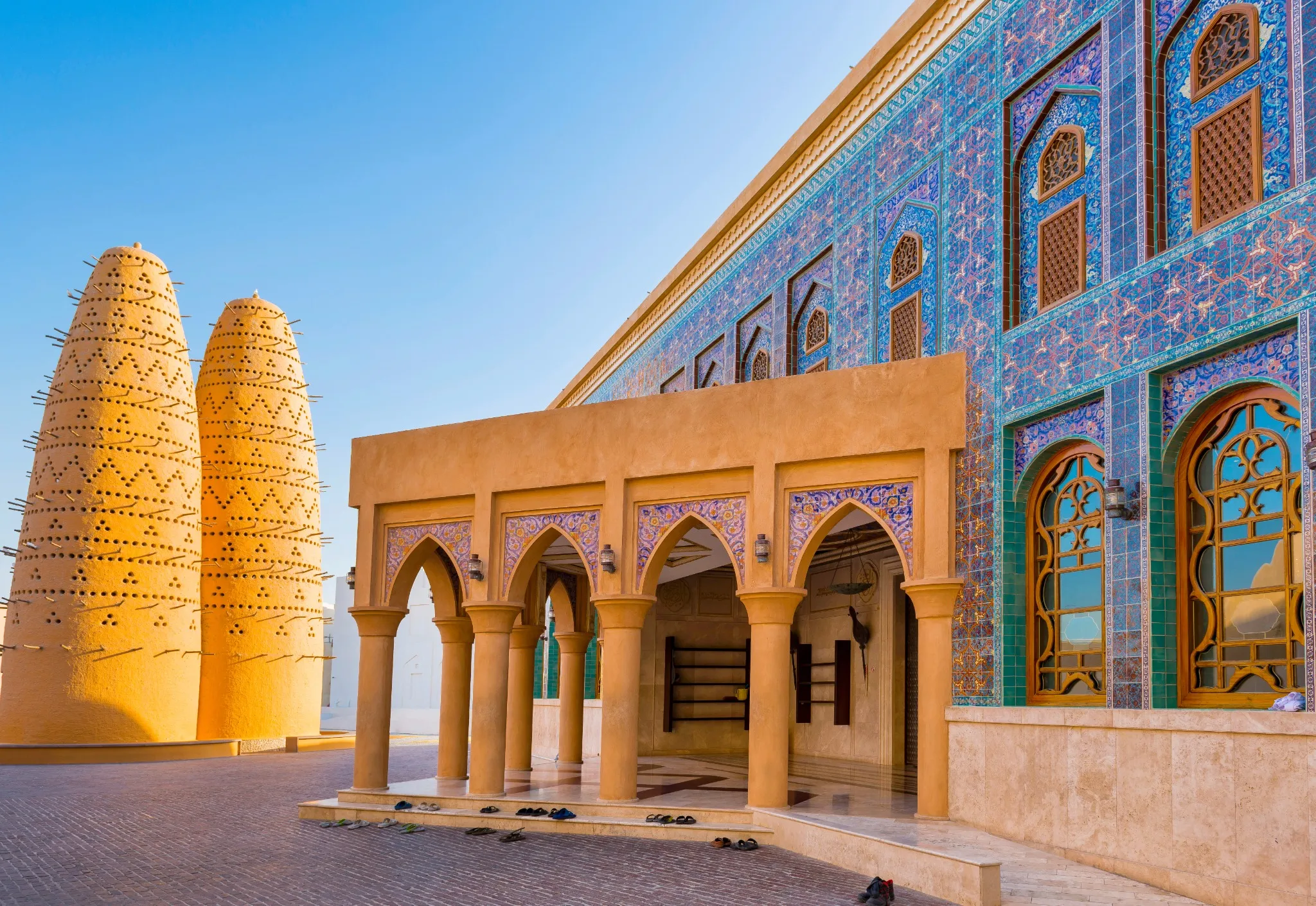 Die Katara Moschee im Kulturellen Zentrum von Doha, Katar.