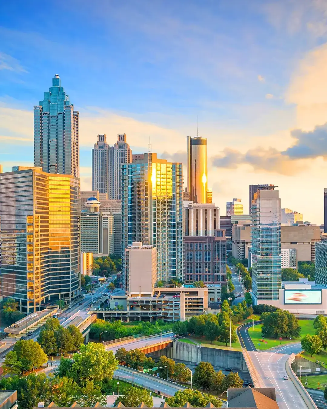 Evening Skyline Atlanta