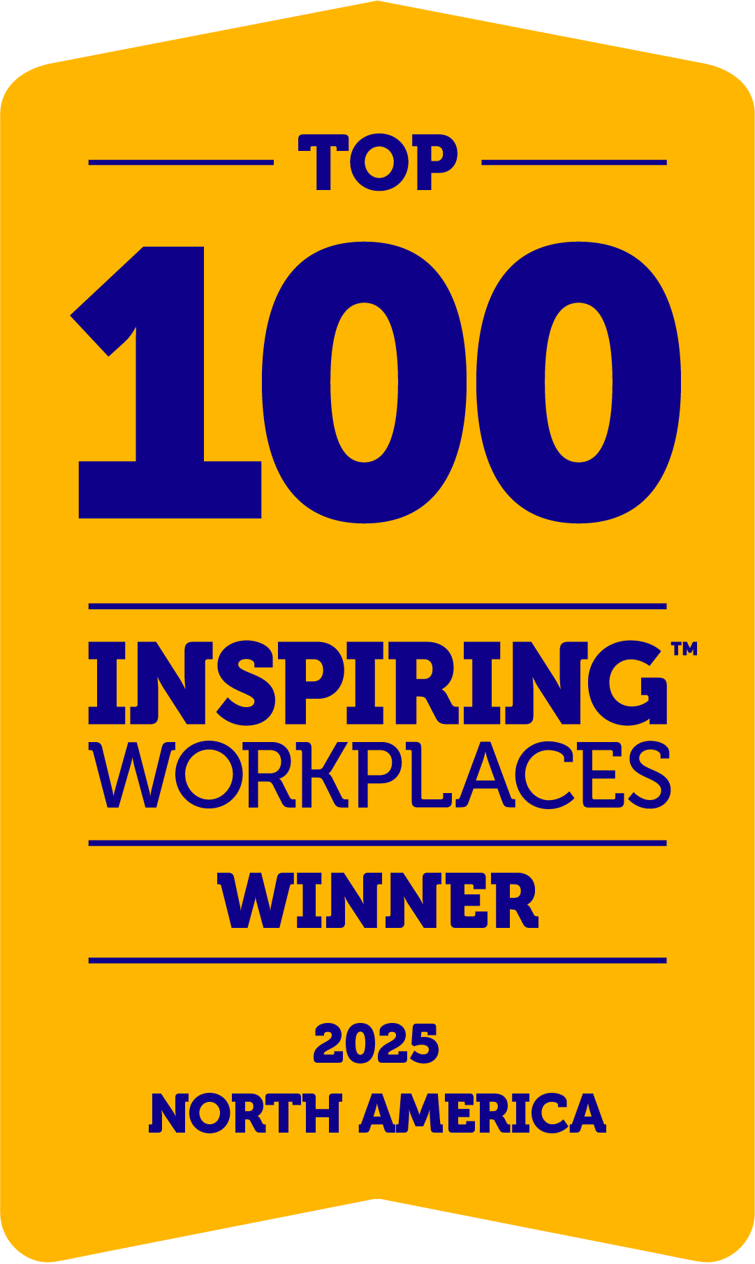 100 Inspiring Workplaces Trade Marked Logo
