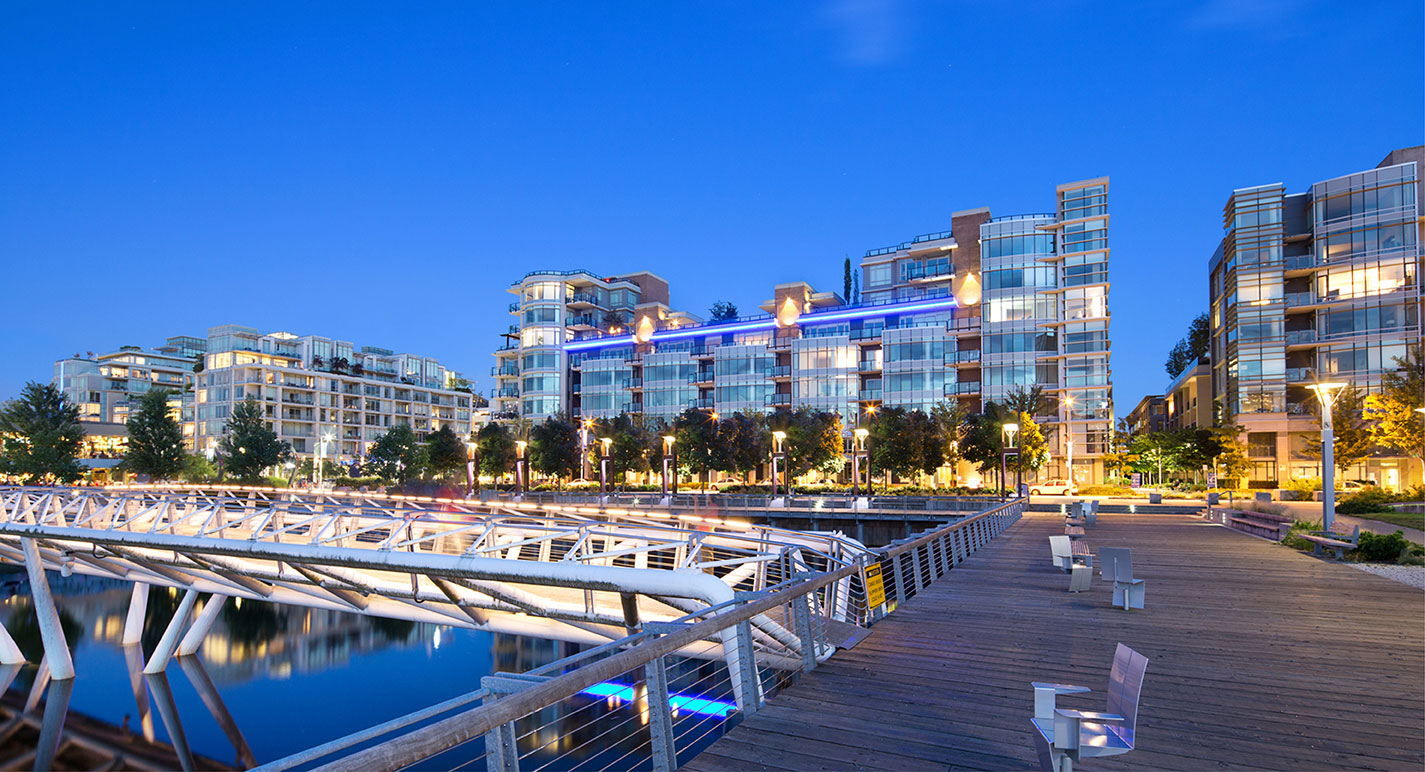 False Creek in the evening