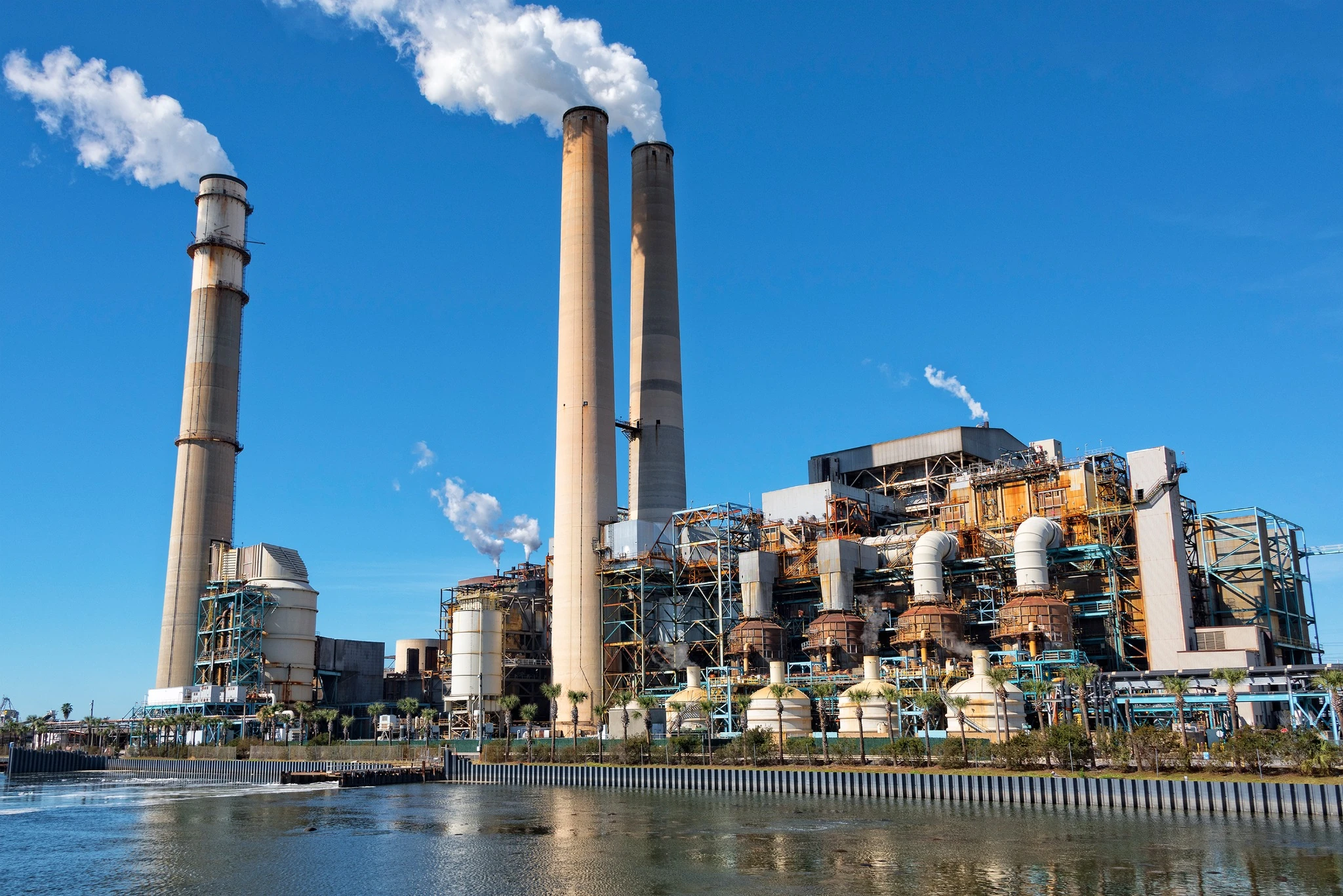 Power Plant In Tampa Bay.