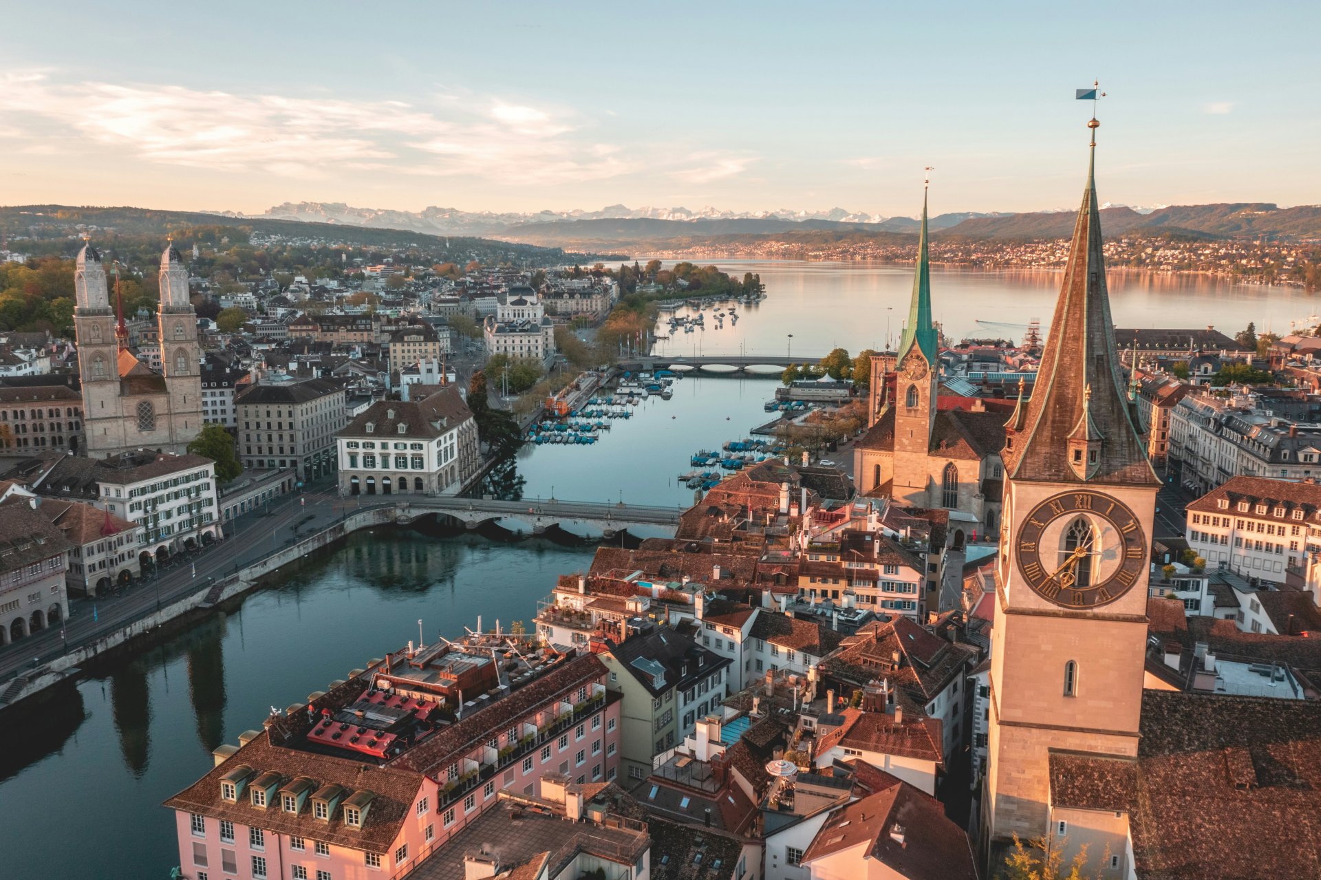 View of Zurich from Above