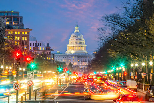Capital Building at Night