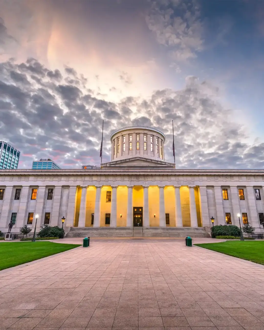 Ohio State House at Dawn