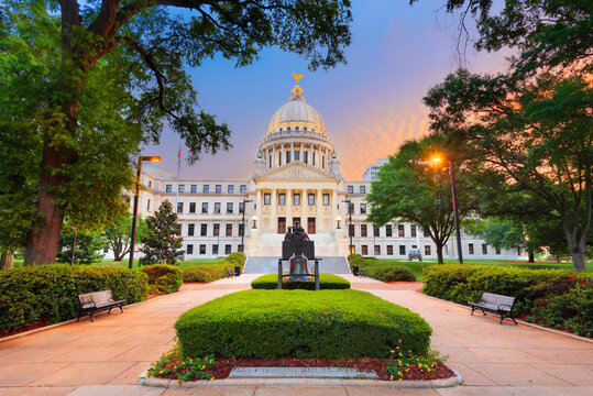 Mississippi State Capitol in Jackson, Mississippi