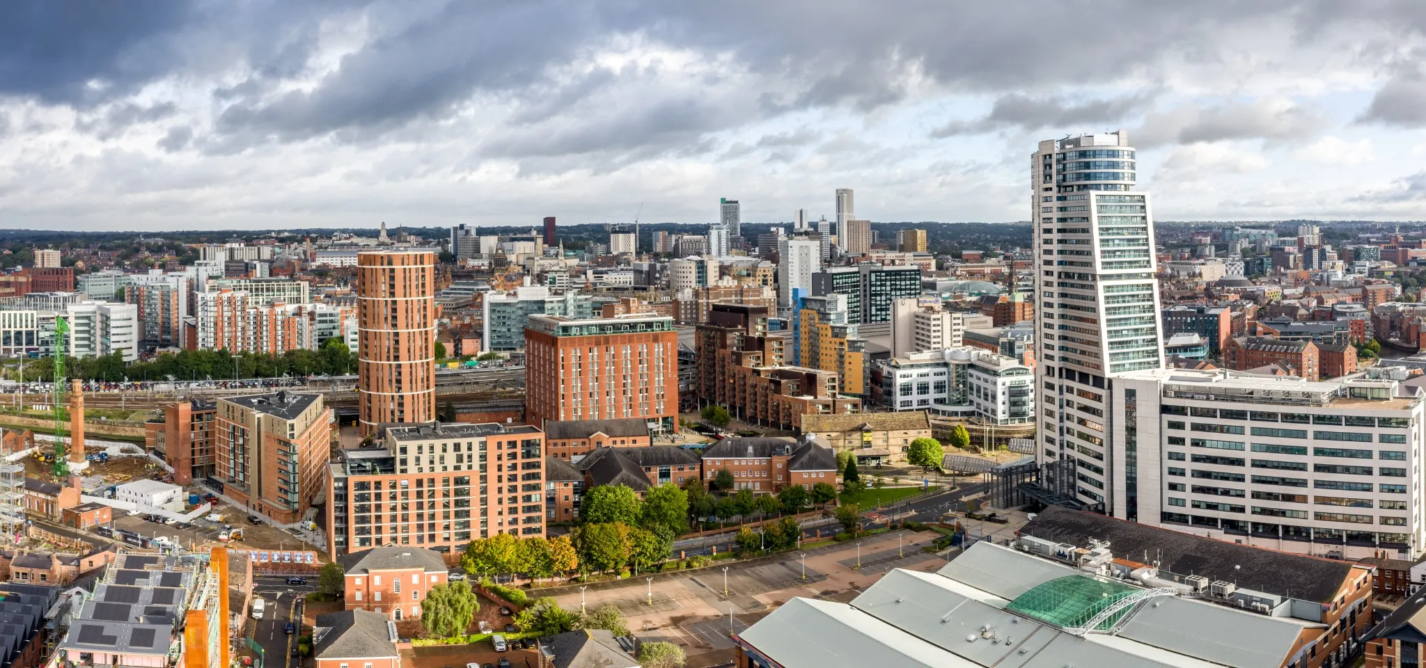 Leeds UK skyline