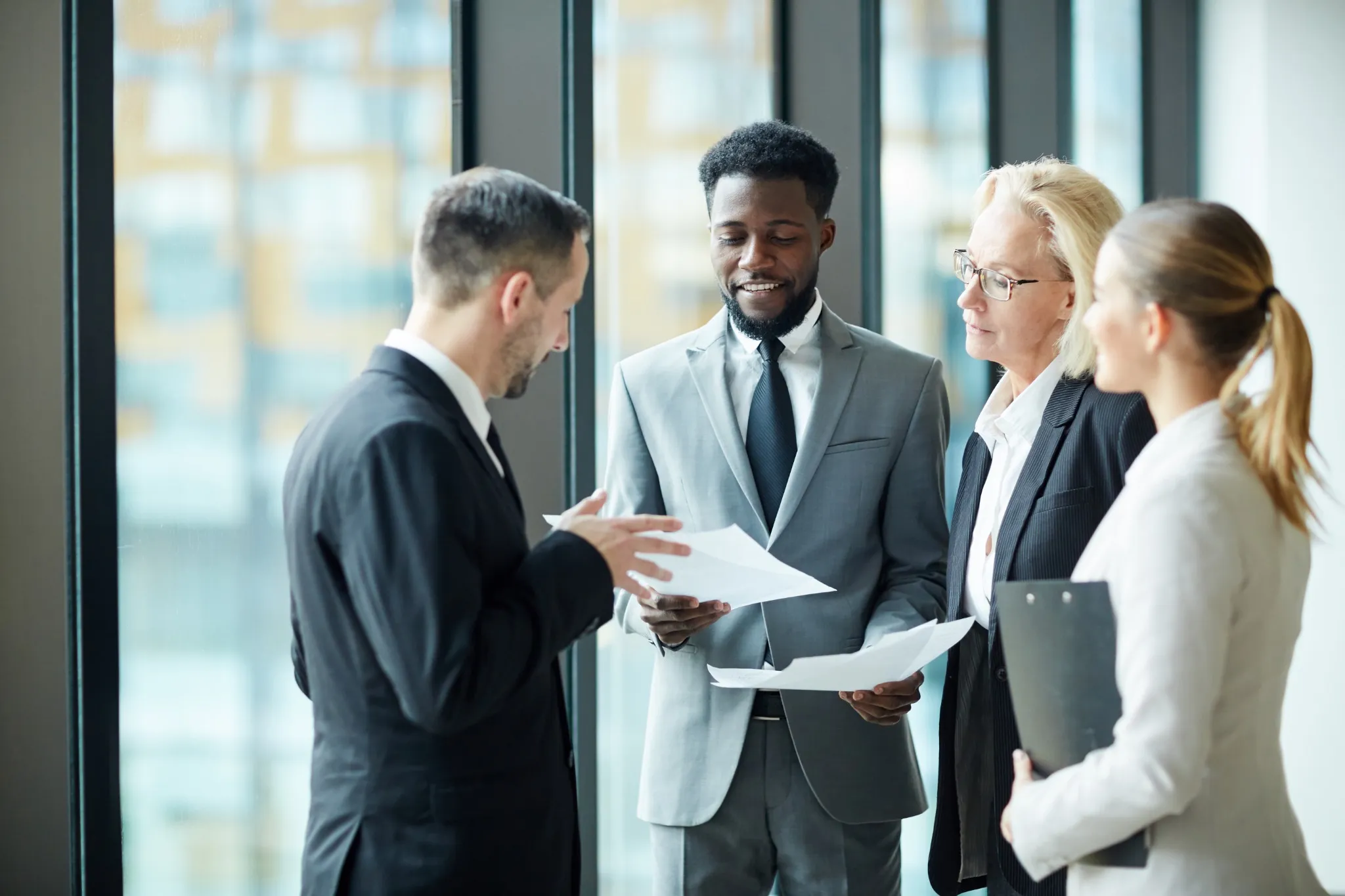 Group of people meeting