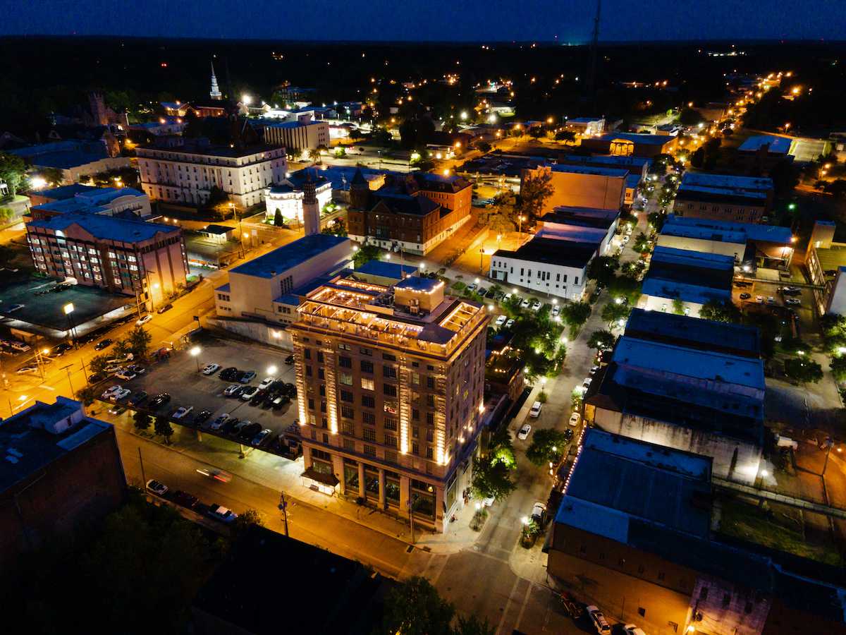 Nighttime Downtown Vicksburg