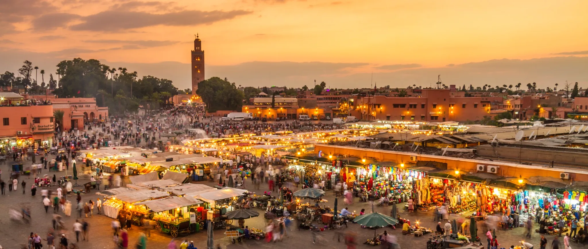 amaa el Fna market square, Marrakesh, Morocco, north Africa