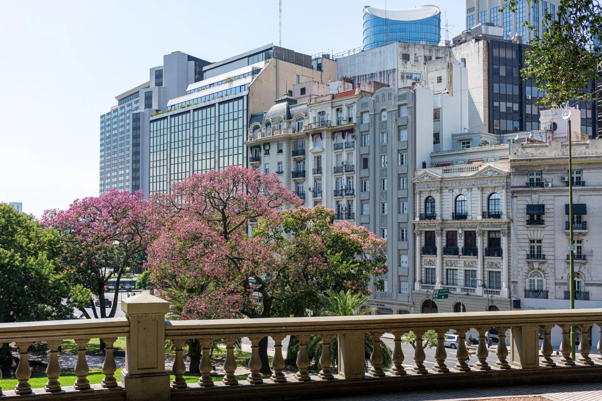 High-rise buildings in Palermo. Buenos Aires, capital of Argentina..