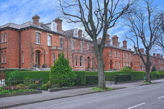 Row of houses in Ballsbridge