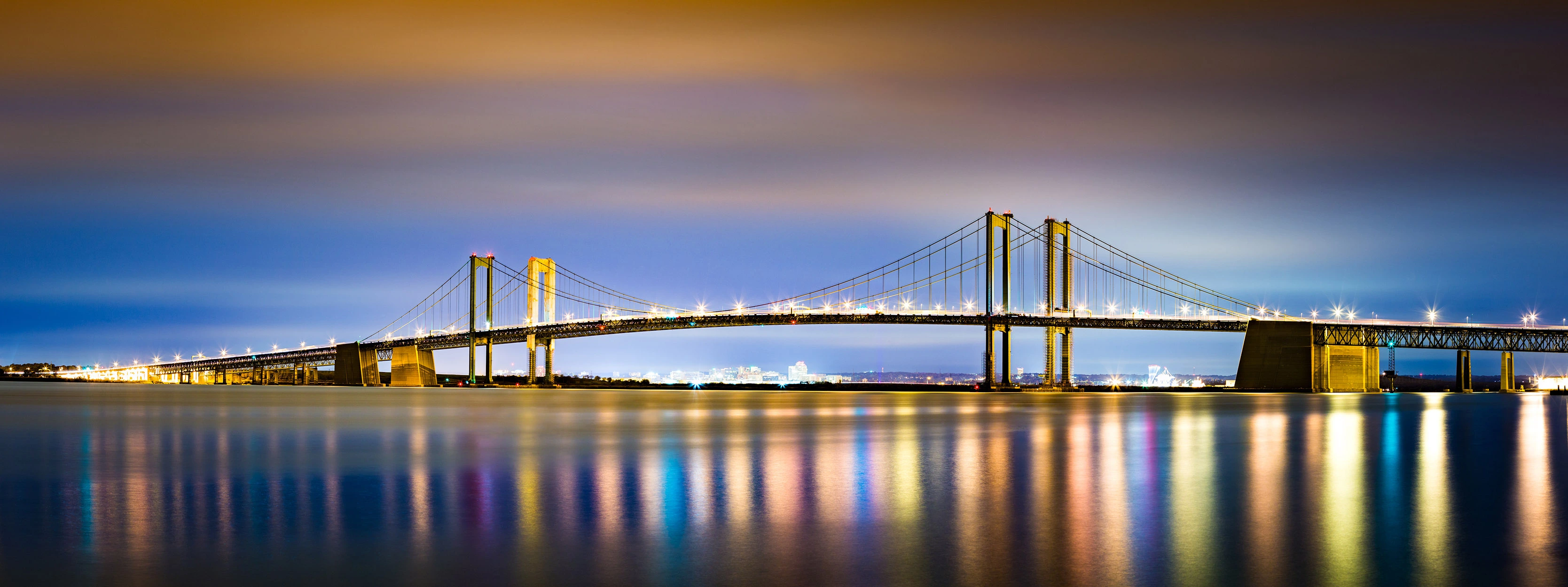 Aerial Delaware Memorial Bridge