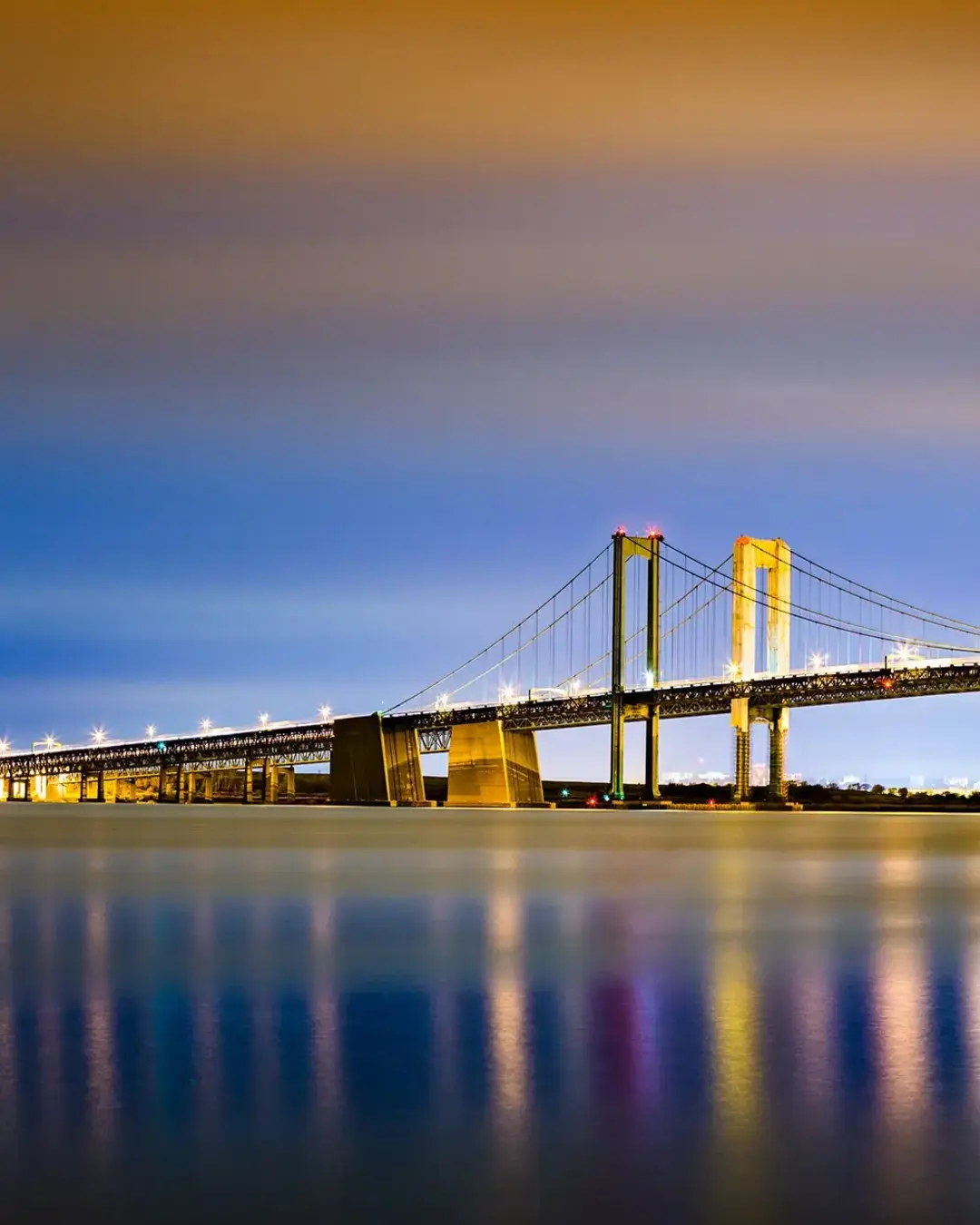 Aerial Delaware Memorial Bridge