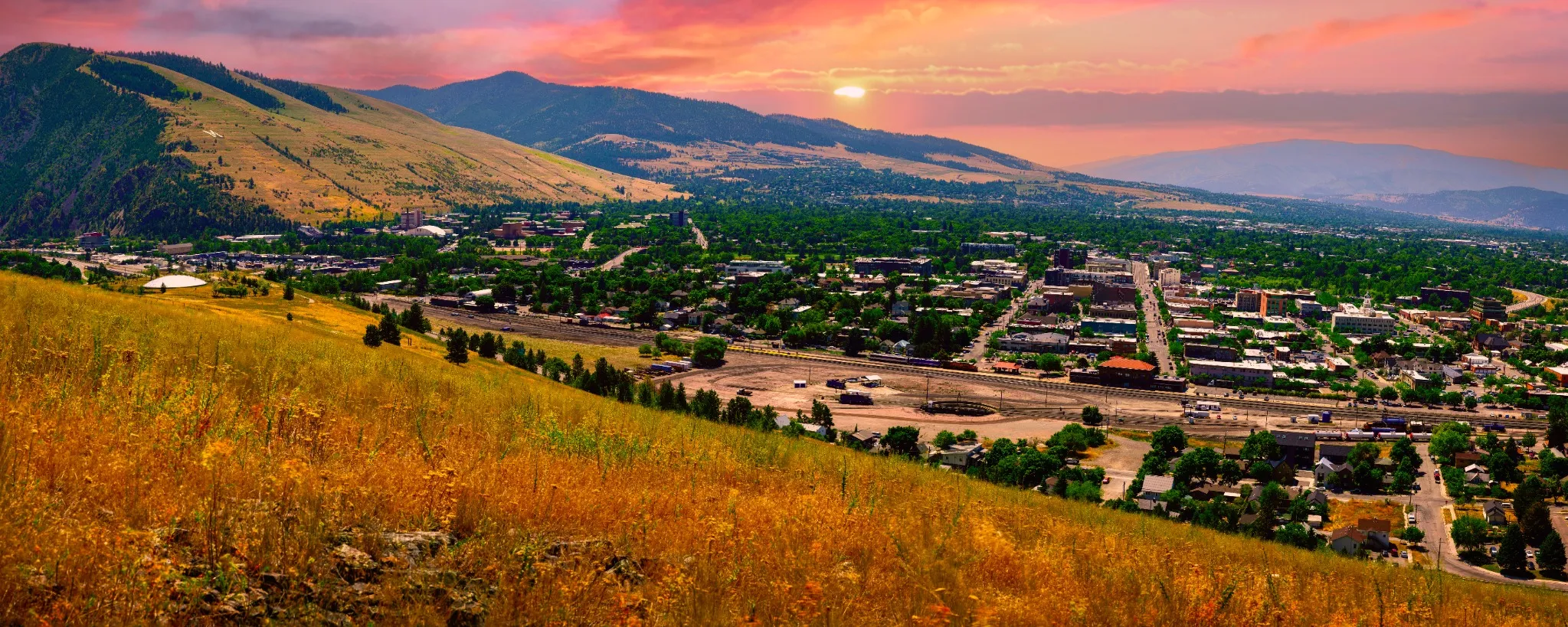  Montana Panoramic City Skyline