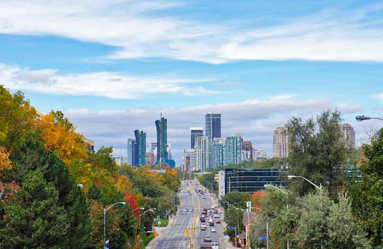 Panoramic view of North York