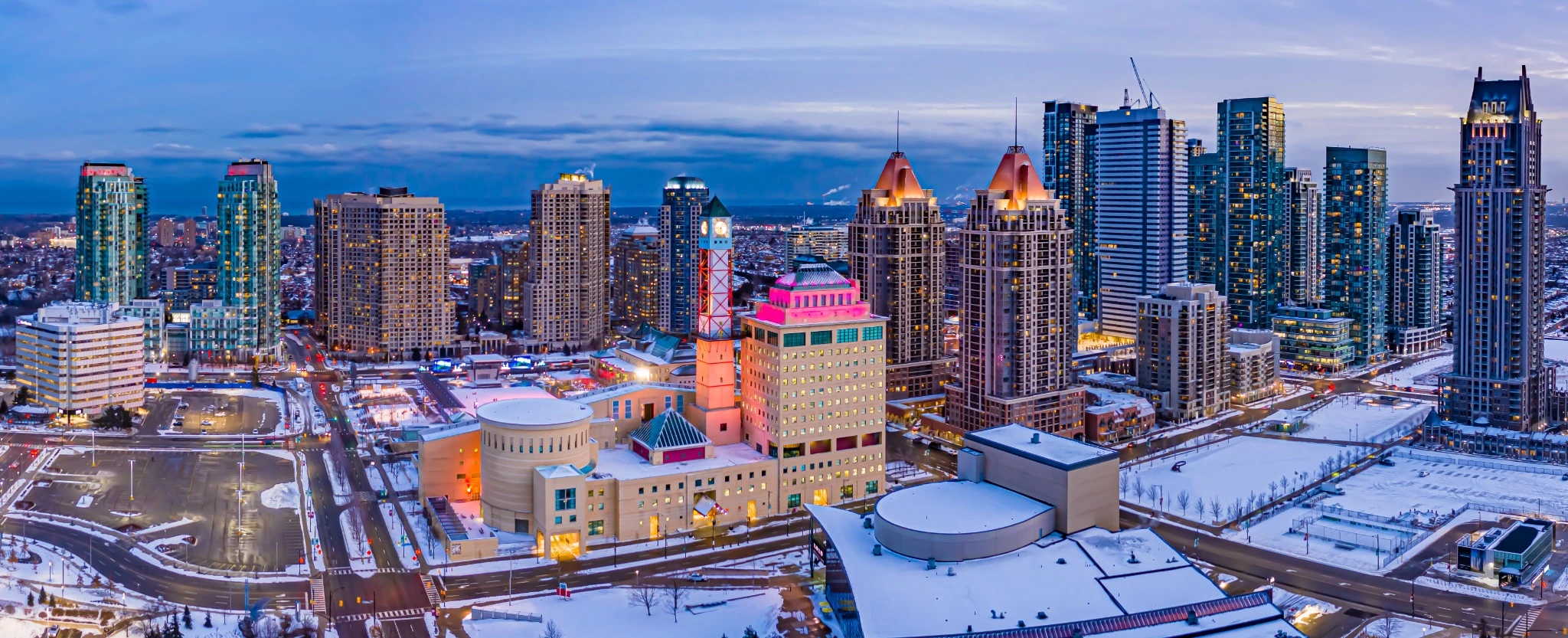 Aerial View of Downtown
