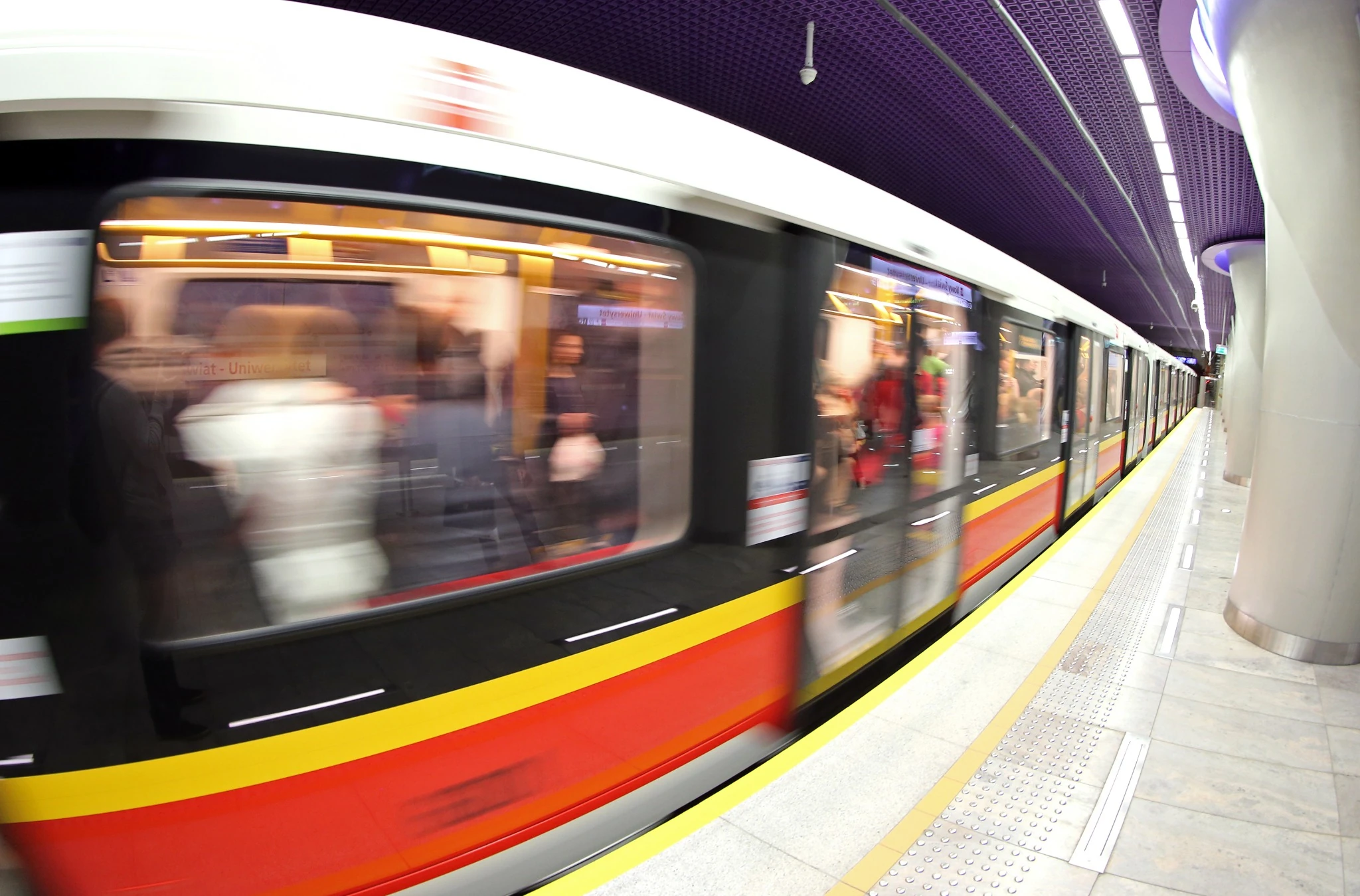 Train in Warsaw