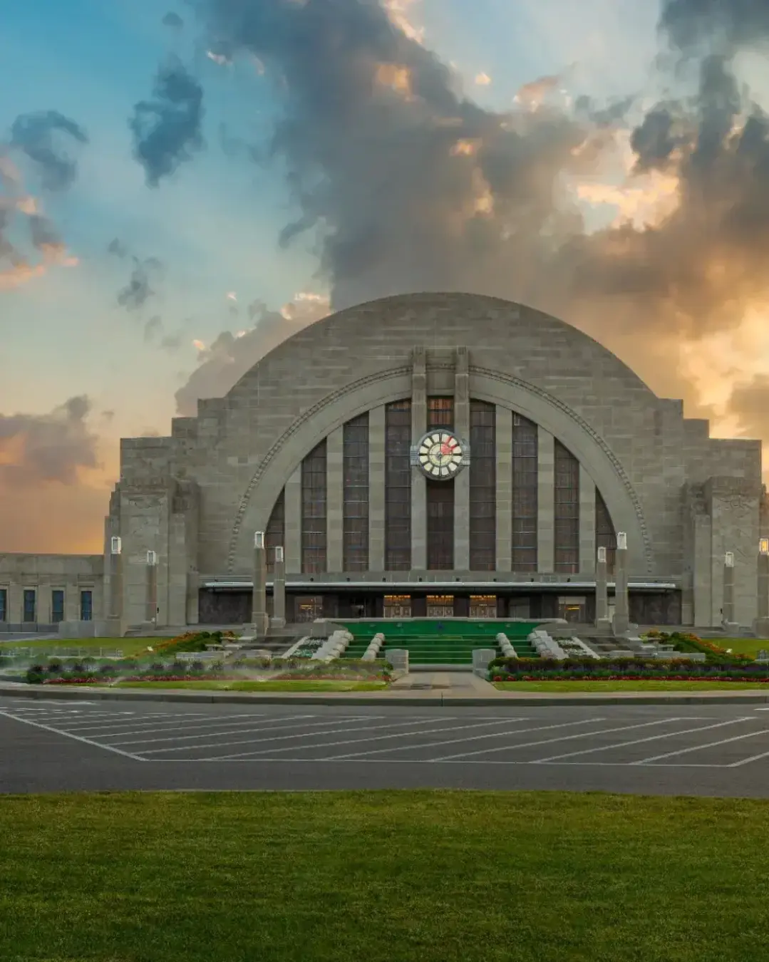 Historical Union Terminal train station in Cincinnati Ohio
