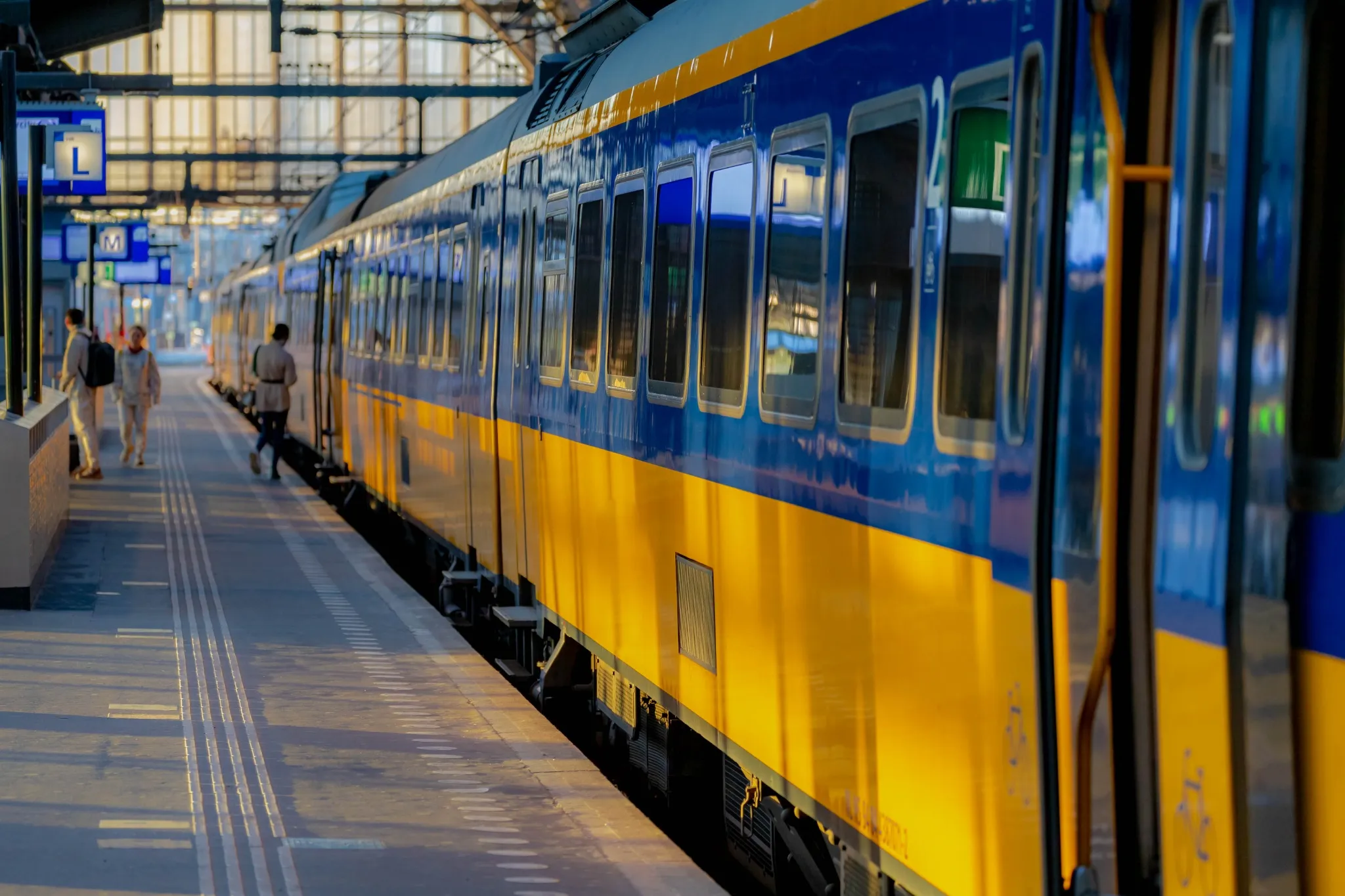 Train in Amsterdam
