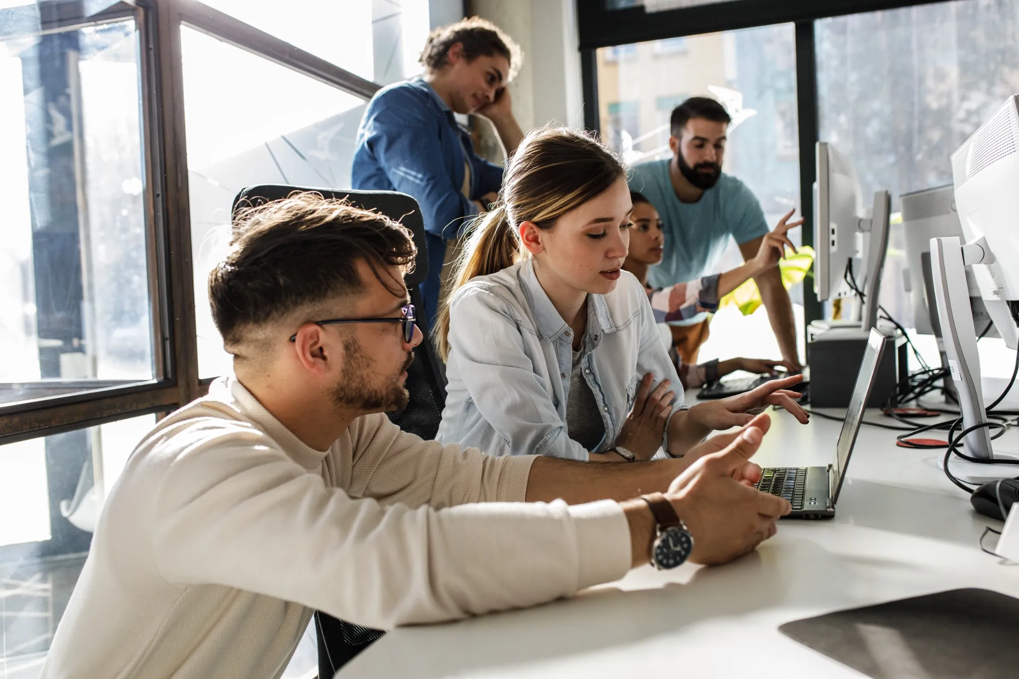 software developers collaborating 