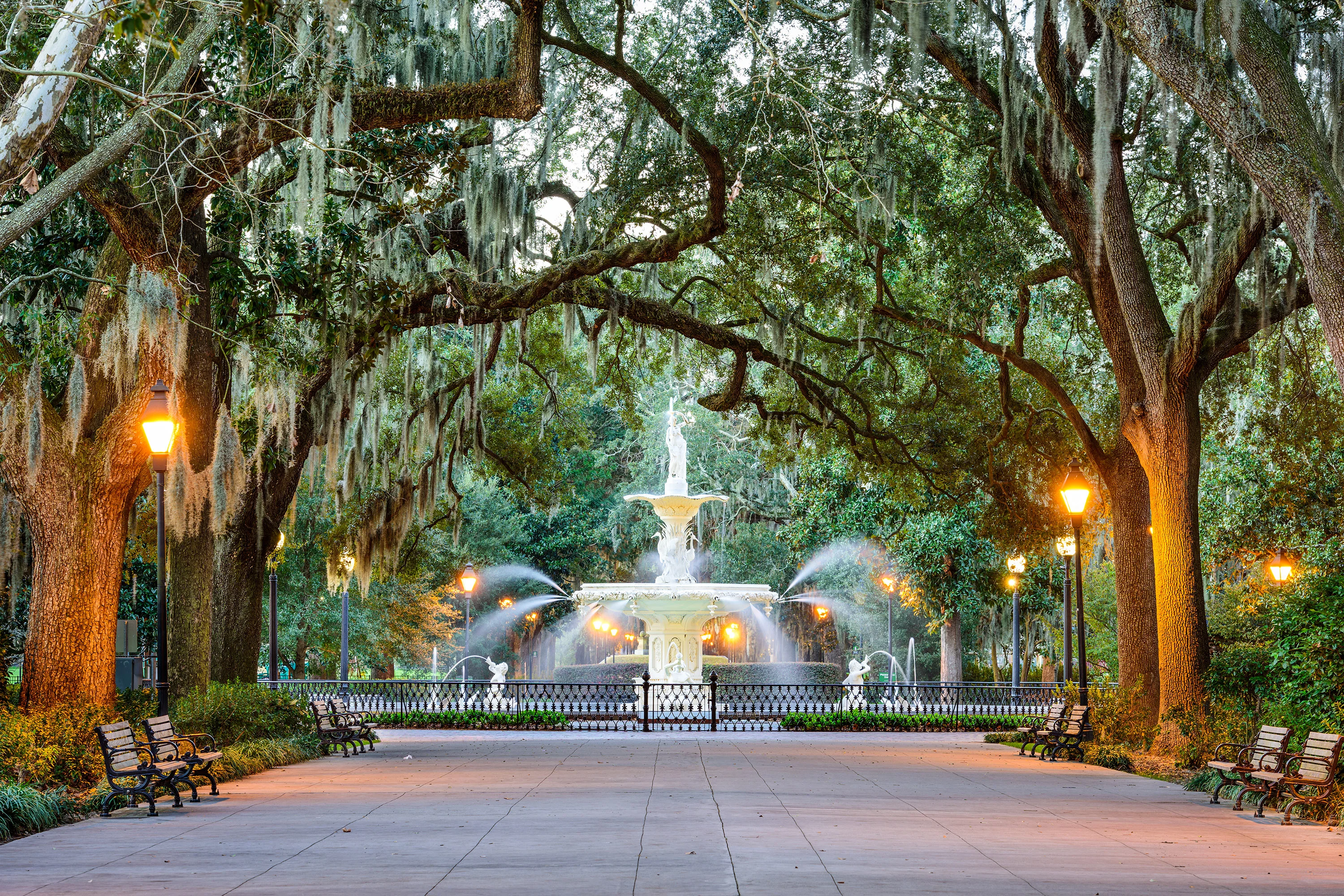 Forsyth Park in Savanna