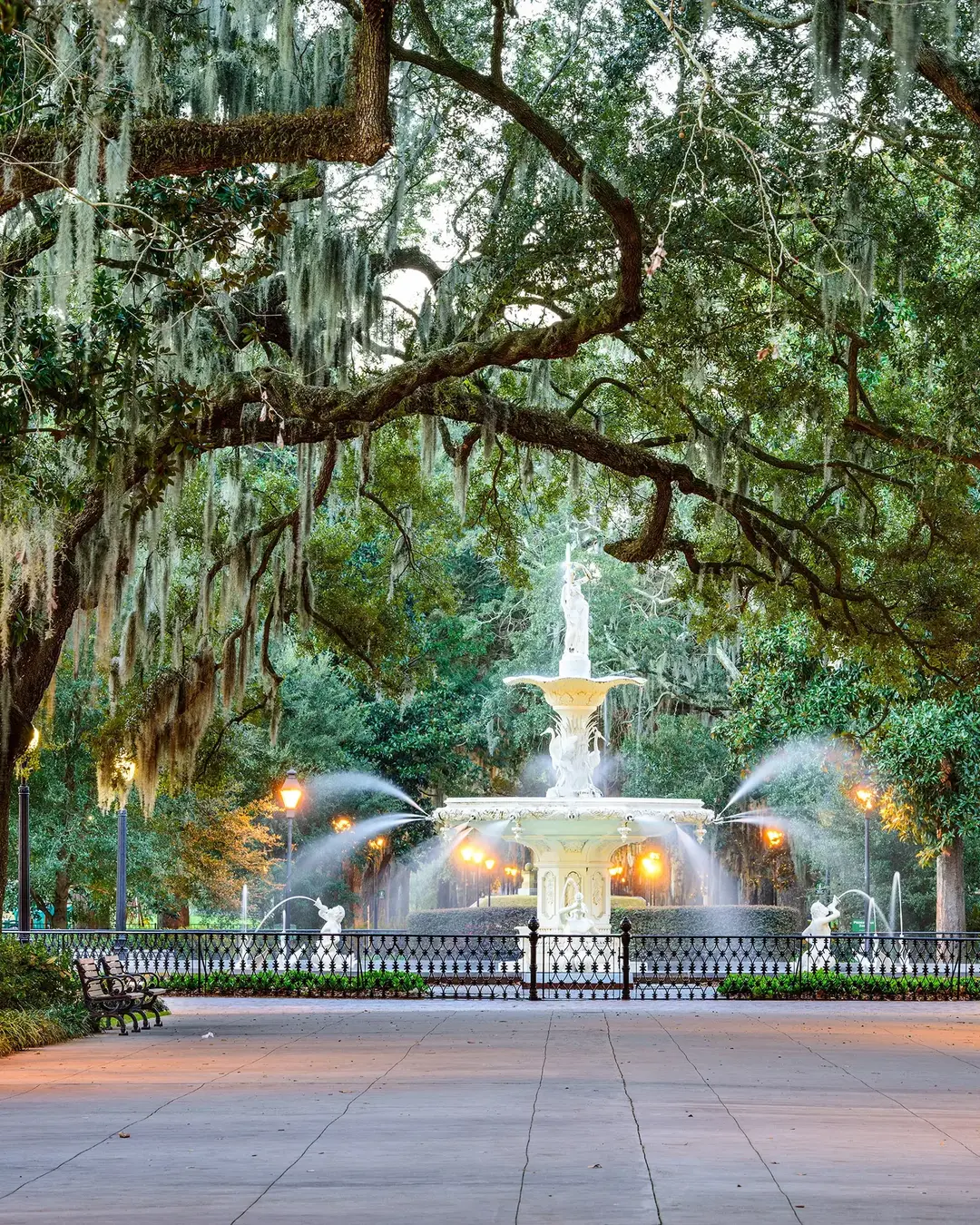 Forsyth Park in Savanna