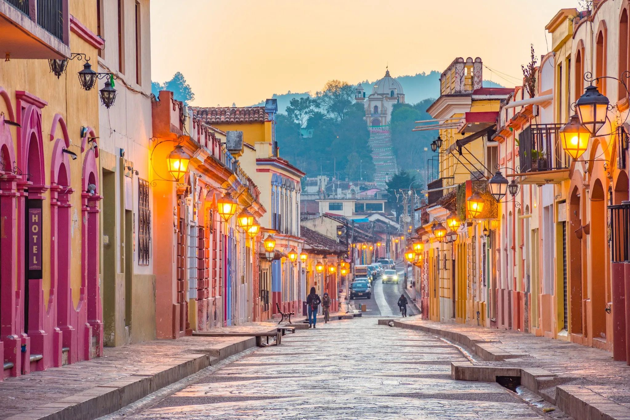 Beautiful streets and colorful facades of San Cristobal de las Casas in Chiapas, Mexico_.jpg