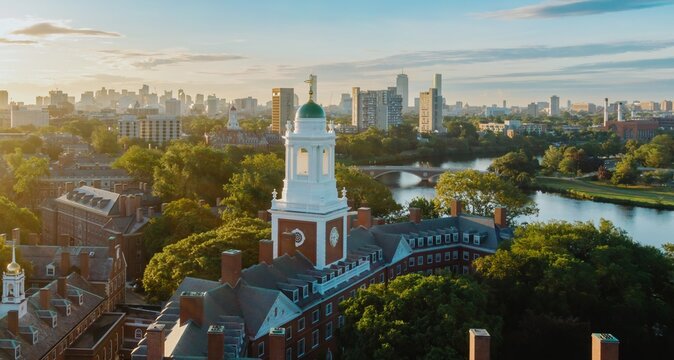 Aerial view of Harvard