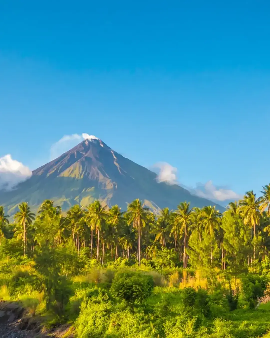 Mayon Volcano is an active stratovolcano in the province of Albay in Bicol Region, on the island of Luzon in the Philippines