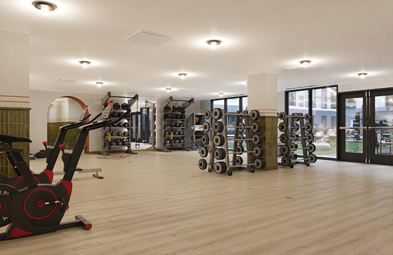corporate housing fitness center