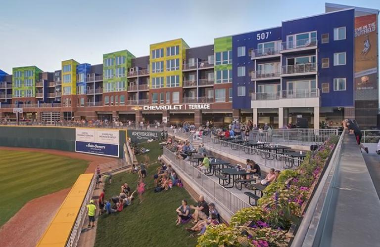 Outfield housing part of Lansing Lugnuts ballpark upgrades
